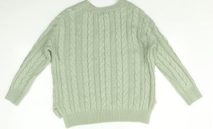 Womens UK Size 6 Atmosphere Green Pullover Jumper
