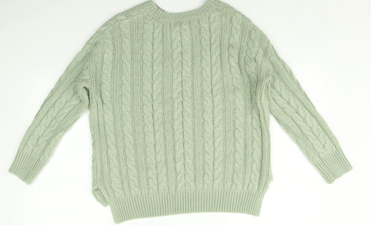 Womens UK Size 6 Atmosphere Green Pullover Jumper
