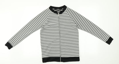 Daisy Street Womens Multicoloured Striped   Hoodie Size 6