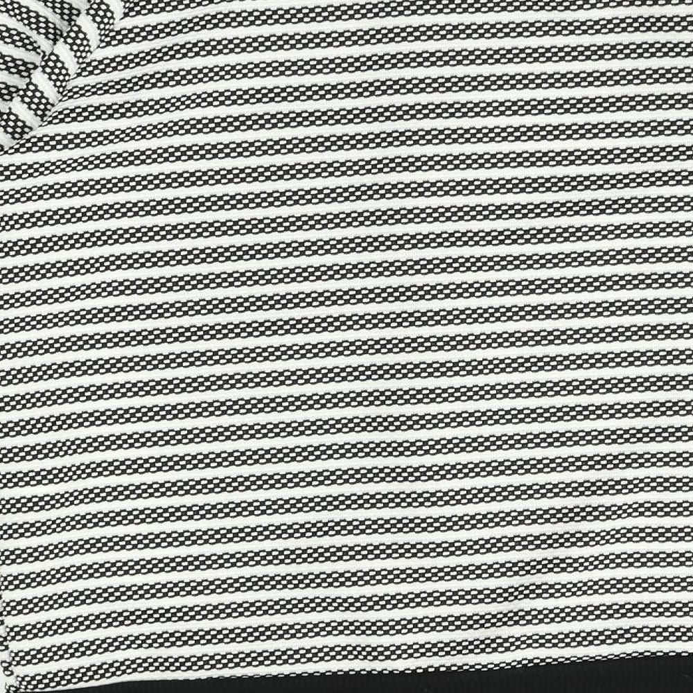 Daisy Street Womens Multicoloured Striped   Hoodie Size 6