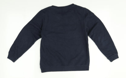 H&M Girls Blue   Pullover Sweatshirt Size 9-10 Years  - Olaf