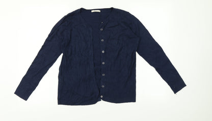 TU Womens Blue   Cardigan Jumper Size 10
