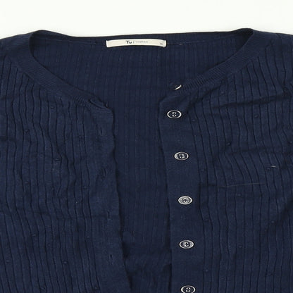 TU Womens Blue   Cardigan Jumper Size 10