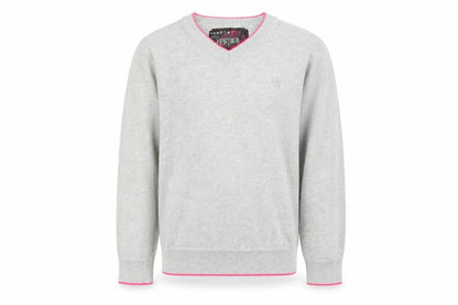 NEXT Girls Grey Striped   Jumper Size 9 Years