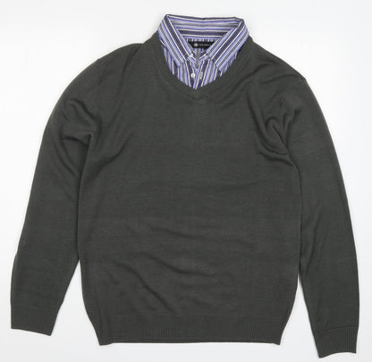 Southbay Mens Grey   Pullover Jumper Size S