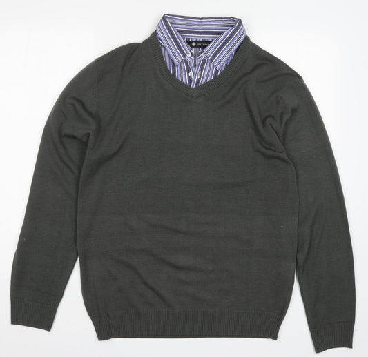 Southbay Mens Grey   Pullover Jumper Size S