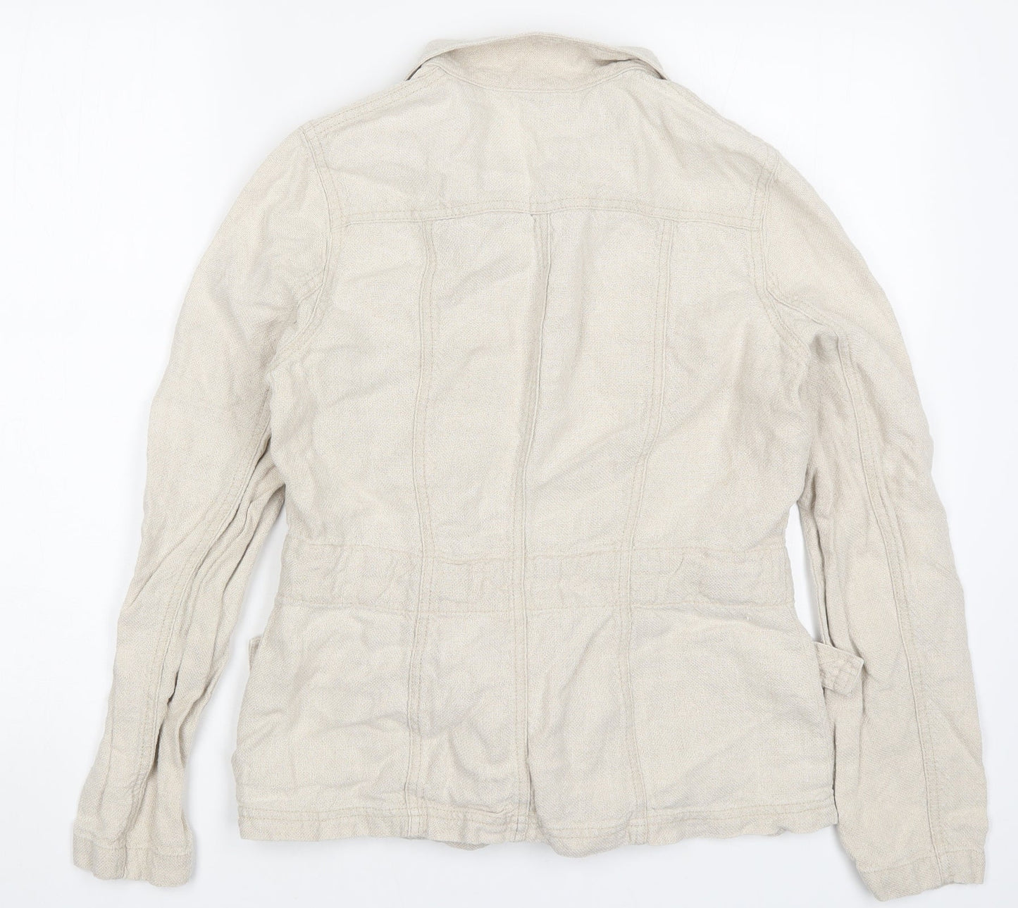 HIJKL Womens Beige   Jacket  Size 12
