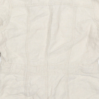 HIJKL Womens Beige   Jacket  Size 12