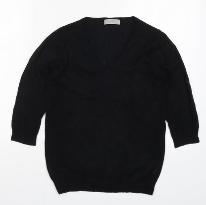 Womens UK Size 10 Marks Black Pullover Jumper