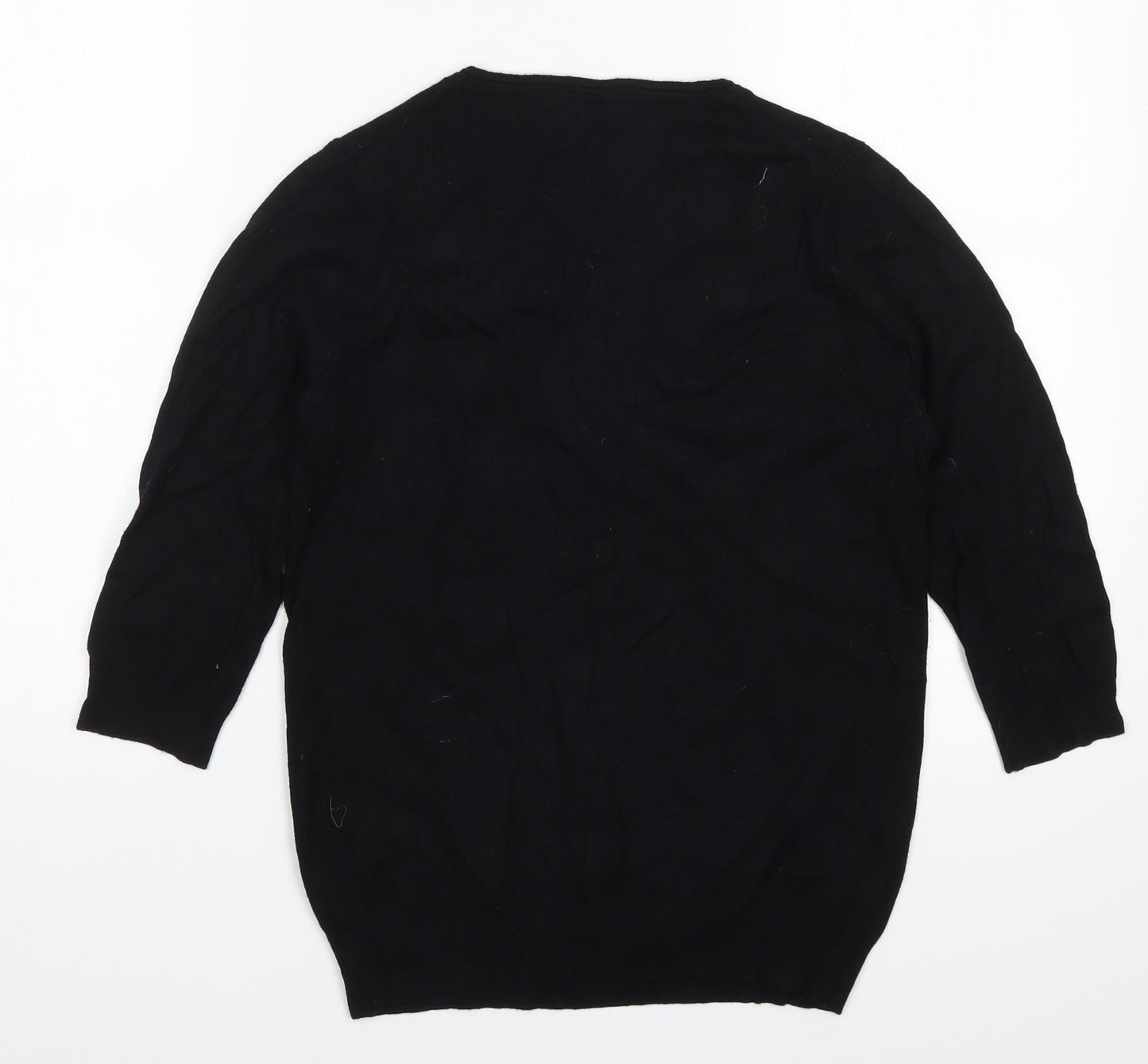 Womens UK Size 10 Marks Black Pullover Jumper