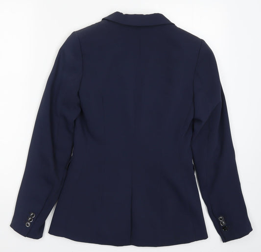 H&M Womens Blue   Jacket Suit Jacket Size 6