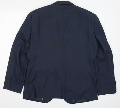 CEDAR Mens Blue   Jacket Suit Jacket Size 42