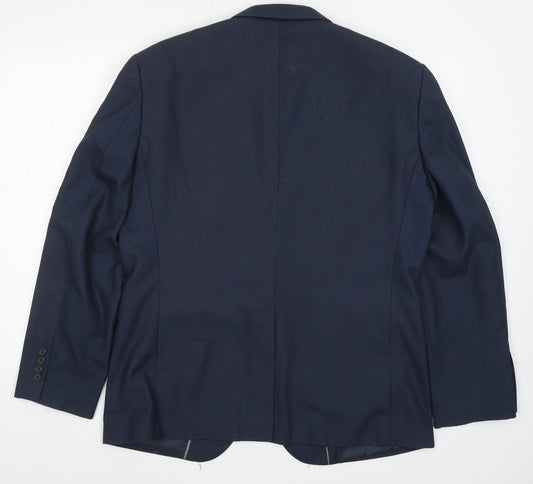 CEDAR Mens Blue   Jacket Suit Jacket Size 42