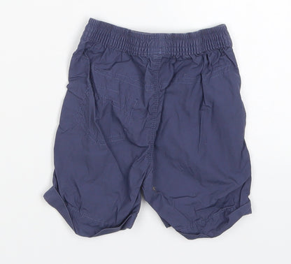 George Boys Blue   Cropped Trousers Size 9-12 Months