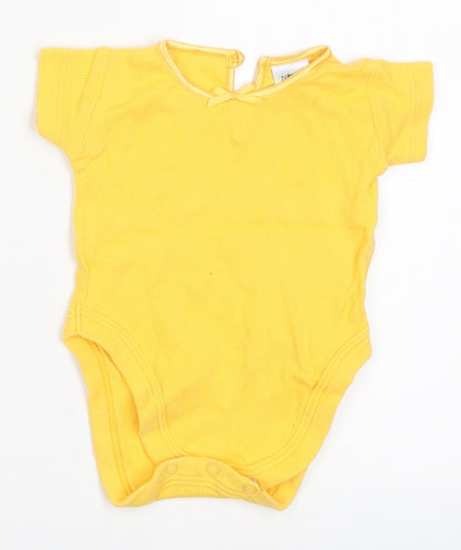 NEXT Girls Yellow   Babygrow One-Piece Size 0-3 Months