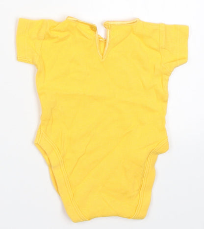 NEXT Girls Yellow   Babygrow One-Piece Size 0-3 Months