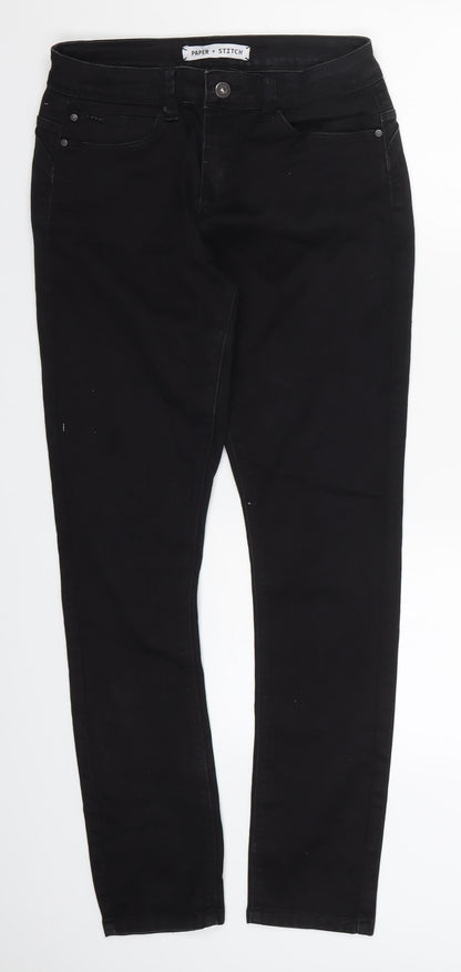 Paper + Womens Black  Denim Skinny Jeans Size 30 in L29 in
