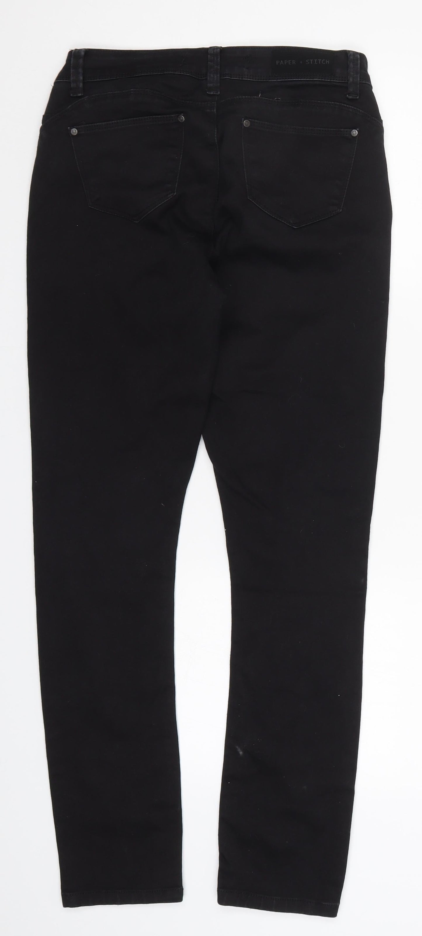 Paper + Womens Black  Denim Skinny Jeans Size 30 in L29 in