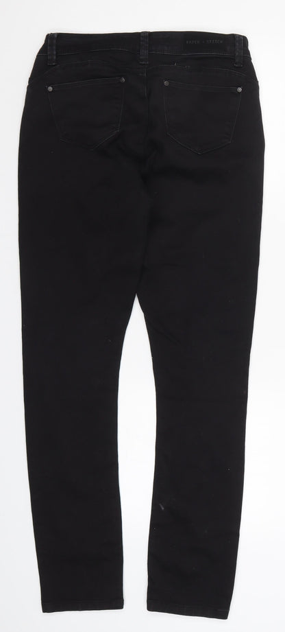 Paper + Womens Black  Denim Skinny Jeans Size 30 in L29 in
