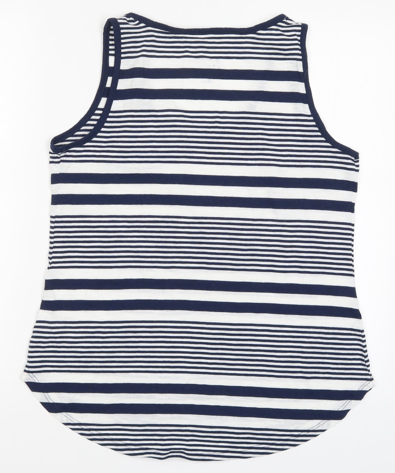 F&F Womens Blue Striped  Basic Tank Size 12