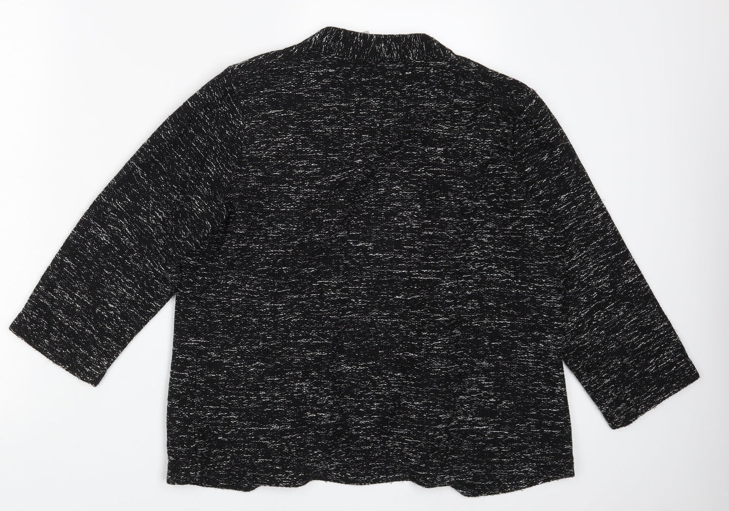 Womens UK Size L H&M Black Cardigan Jumper