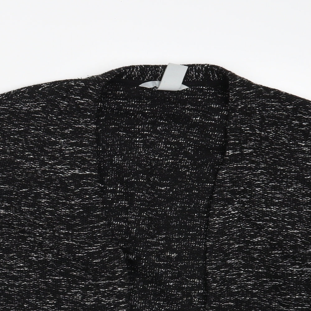 Womens UK Size L H&M Black Cardigan Jumper