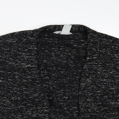 Womens UK Size L H&M Black Cardigan Jumper