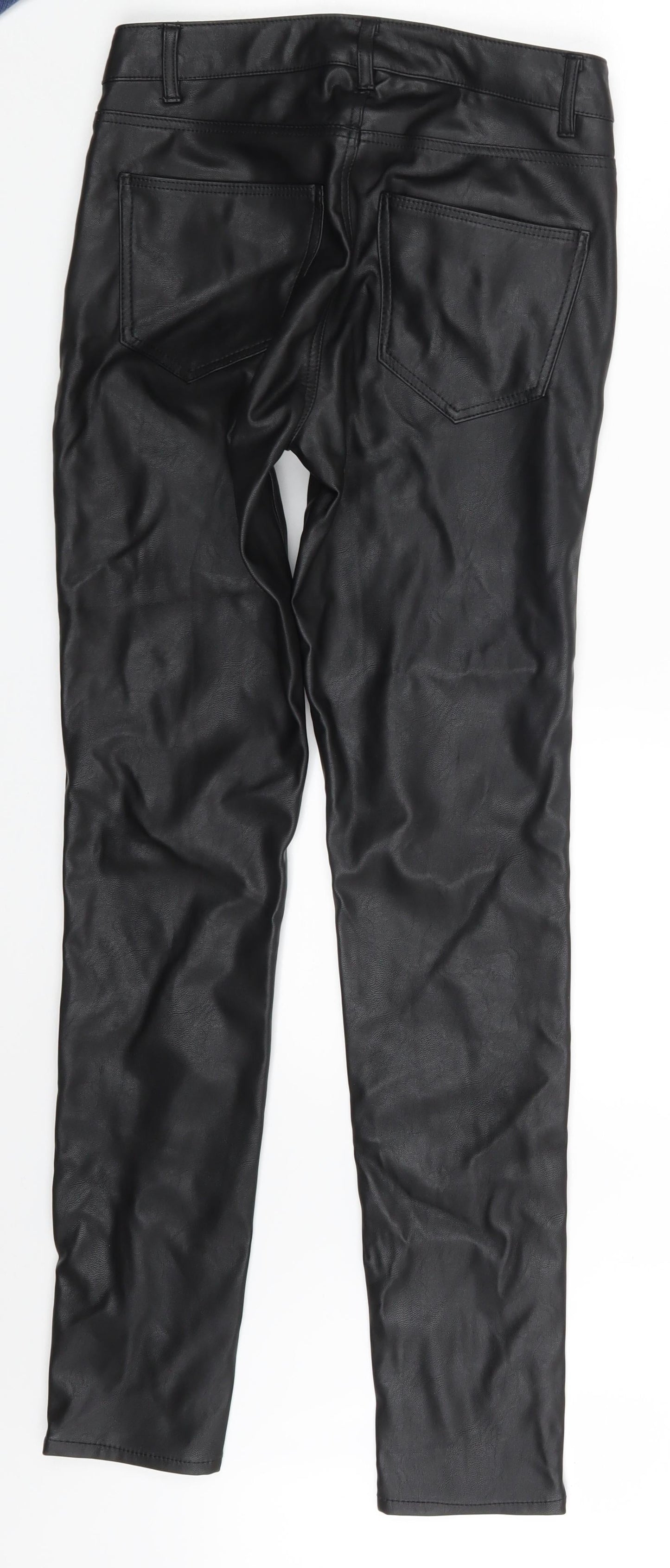 Womens UK Size 8 H&M Regular Fit  Black Trousers