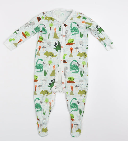 NEXT Boys White Animal Print  Coverall One-Piece One Size
