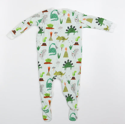 NEXT Boys White Animal Print  Coverall One-Piece One Size