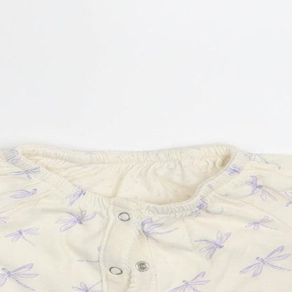 Gap Girls Ivory Animal Print  Cardigan Jumper Size 0-3 Months