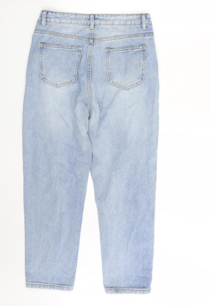 SheIn Womens Blue  Denim Straight Jeans Size S L24 in