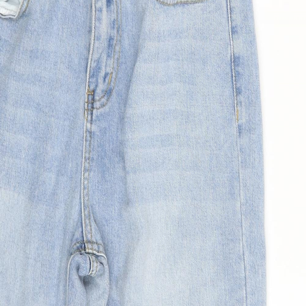 SheIn Womens Blue  Denim Straight Jeans Size S L24 in