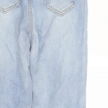 SheIn Womens Blue  Denim Straight Jeans Size S L24 in