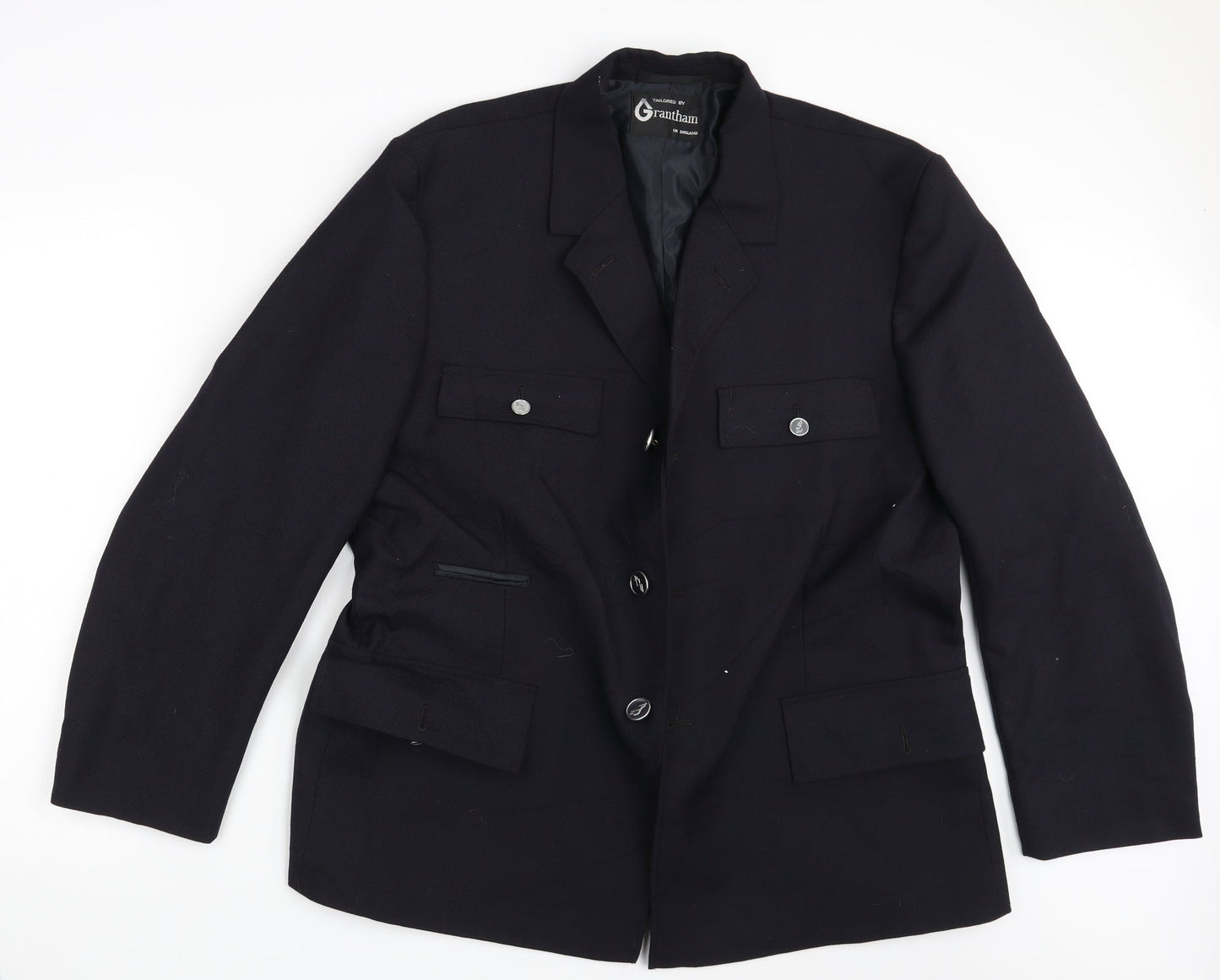 Mens UK Size One Size Grantham Blue Jacket