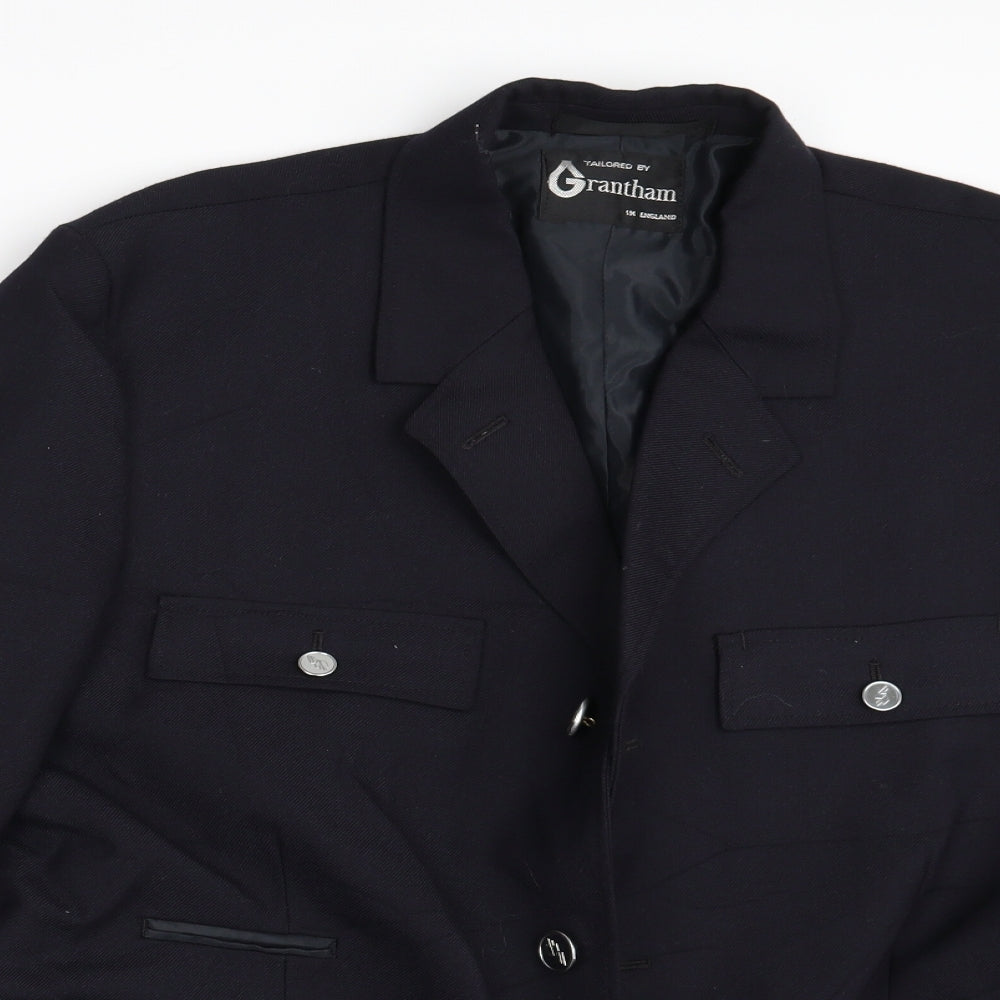 Mens UK Size One Size Grantham Blue Jacket