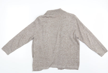Envy Womens Brown   Cardigan Jumper Size L