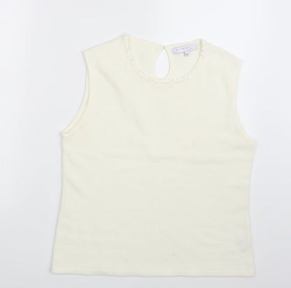 Autonomy Womens Ivory   Pullover Jumper Size 18