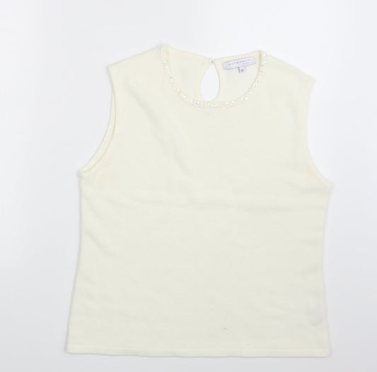 Autonomy Womens Ivory   Pullover Jumper Size 18