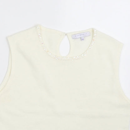 Autonomy Womens Ivory   Pullover Jumper Size 18