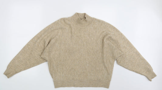 Womens UK Size M H&M Beige Pullover Jumper