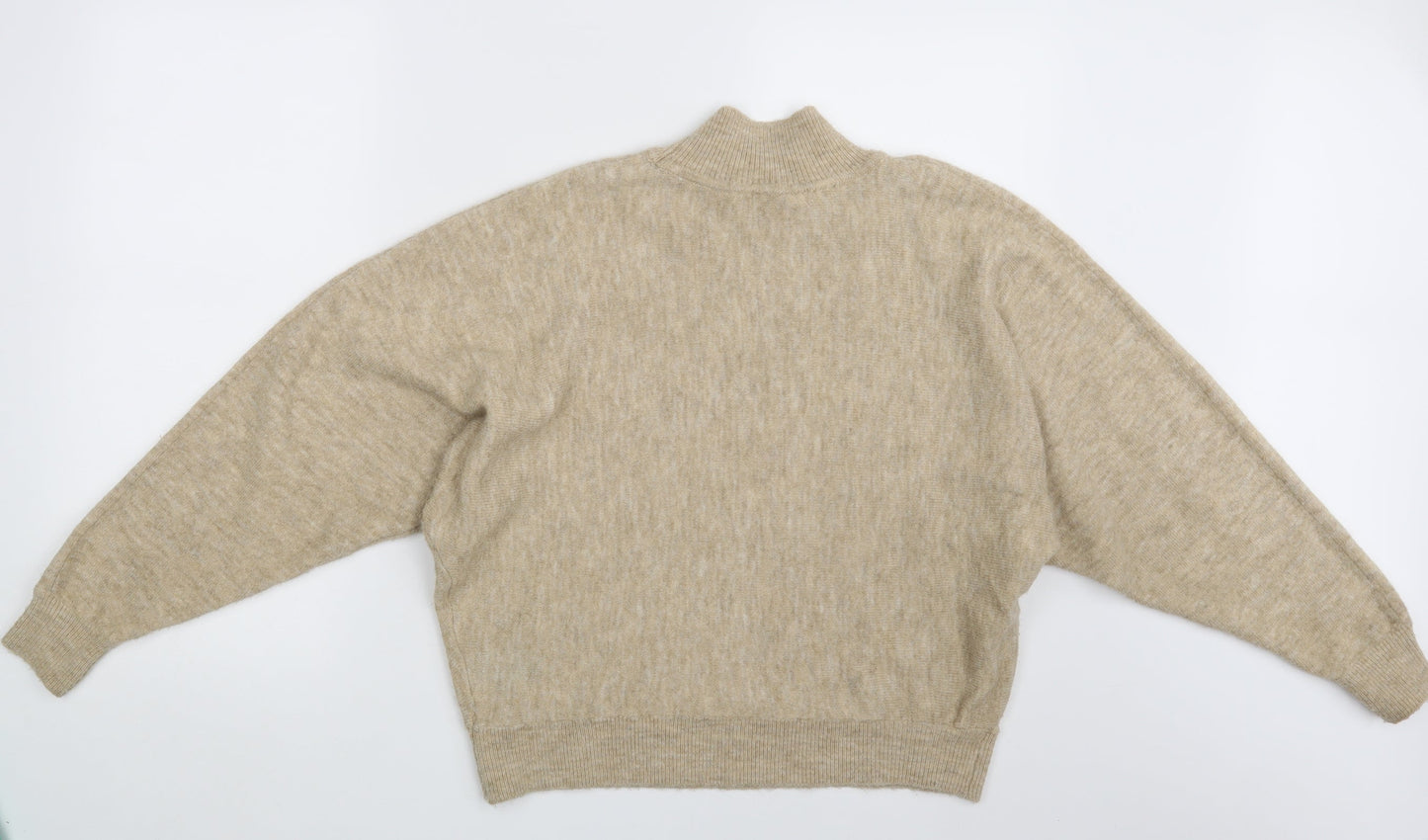Womens UK Size M H&M Beige Pullover Jumper