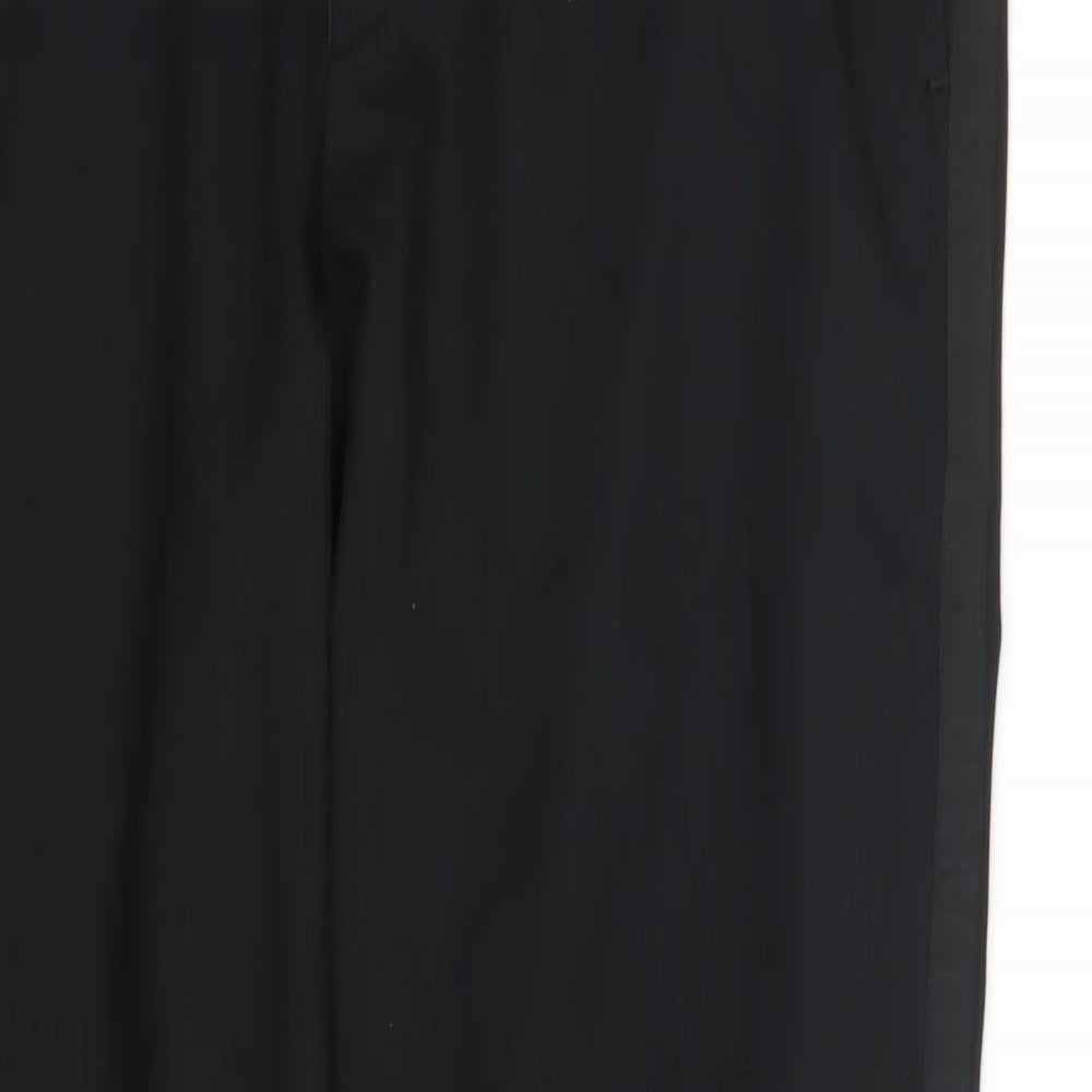 Preworn Mens Black   Dress Pants Trousers Size 32 in L30 in