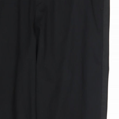 Preworn Mens Black   Dress Pants Trousers Size 32 in L30 in