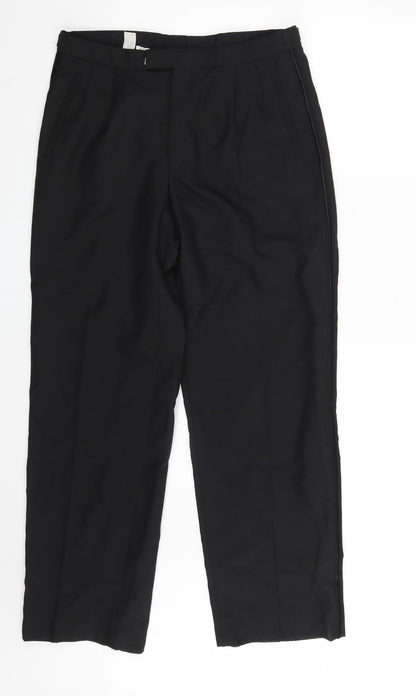 Preworn Mens Black   Trousers  Size 34 in L30 in