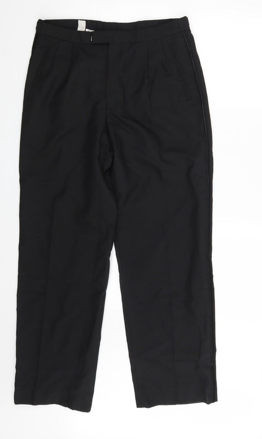 Preworn Mens Black   Trousers  Size 34 in L30 in