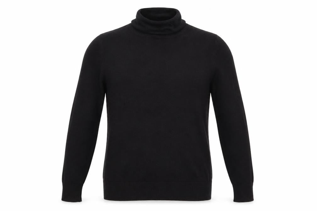 Mens UK Size One Size George Black Pullover Sweatshirt