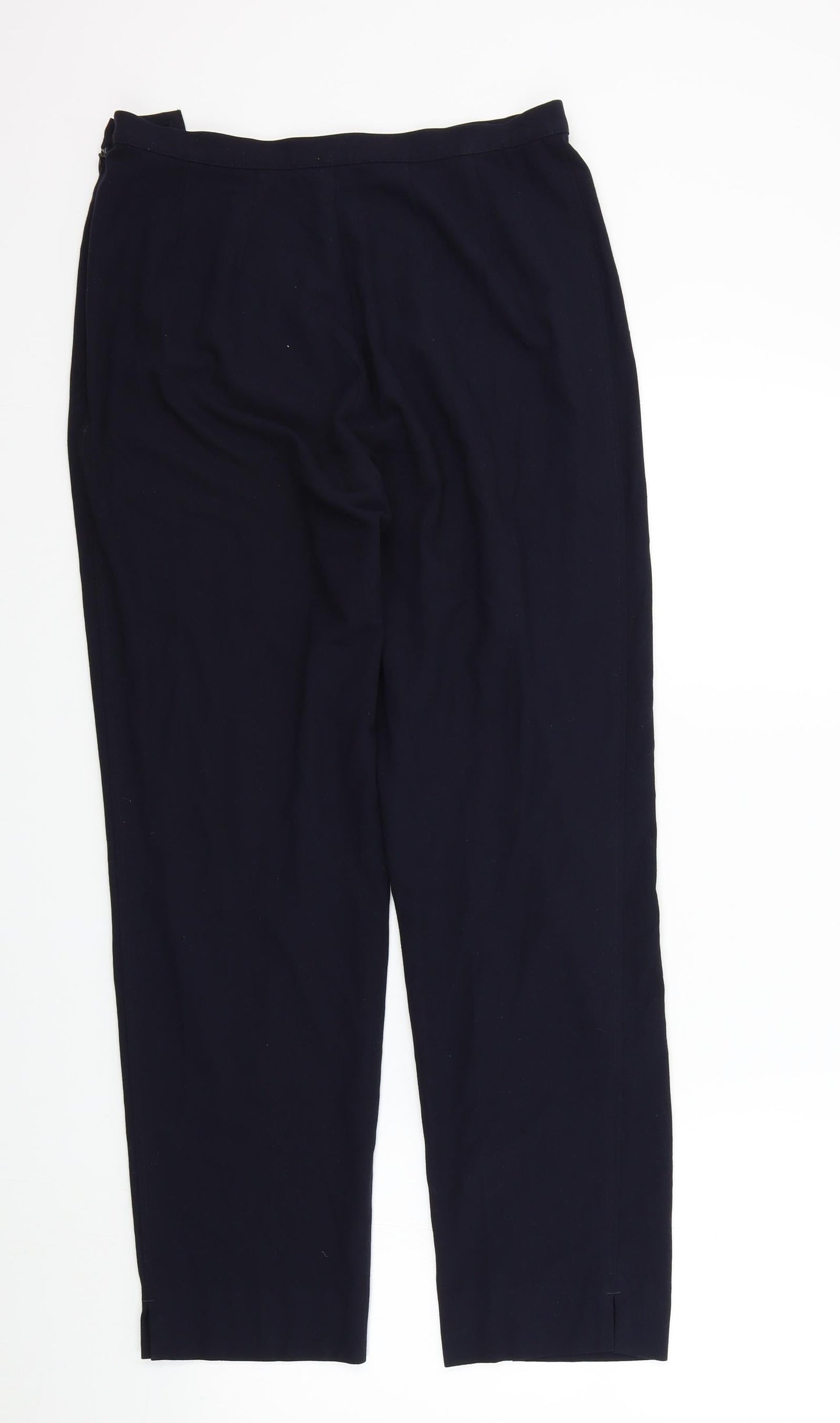 Womens UK Size 14 M&S Regular Fit  Blue Trousers