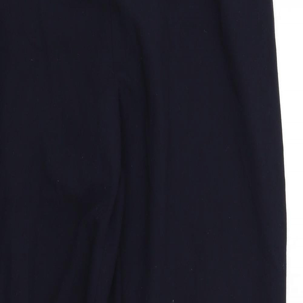 Womens UK Size 14 M&S Regular Fit  Blue Trousers