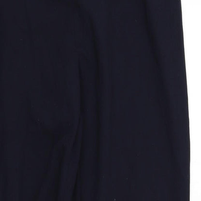 Womens UK Size 14 M&S Regular Fit  Blue Trousers